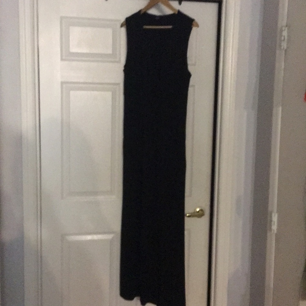 Black maxi dress